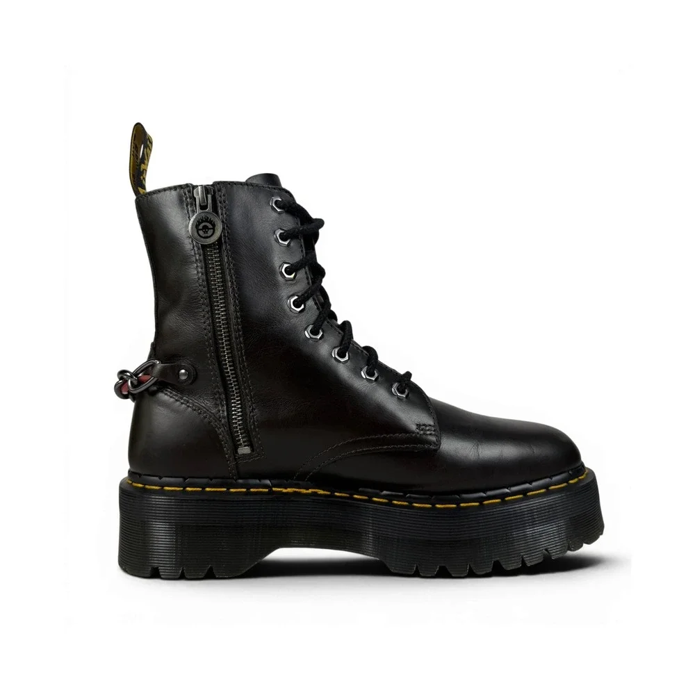 Dr. Martens Jadon Mad Max MM Boots Brown Leather Quad Platform Mens 10 UK9 EU43